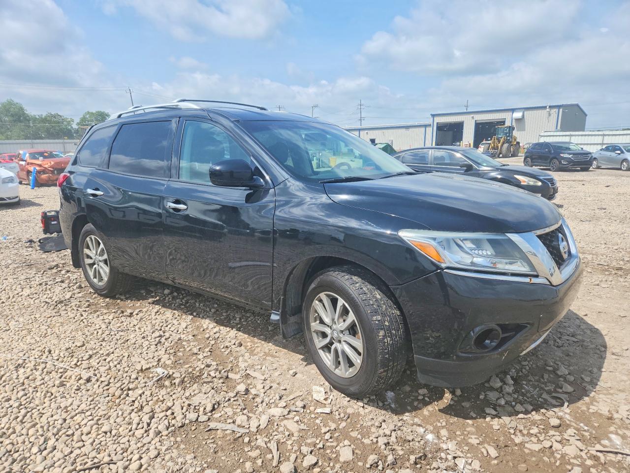 2013 Nissan Pathfinder S Black vin: 5N1AR2MMXDC642857