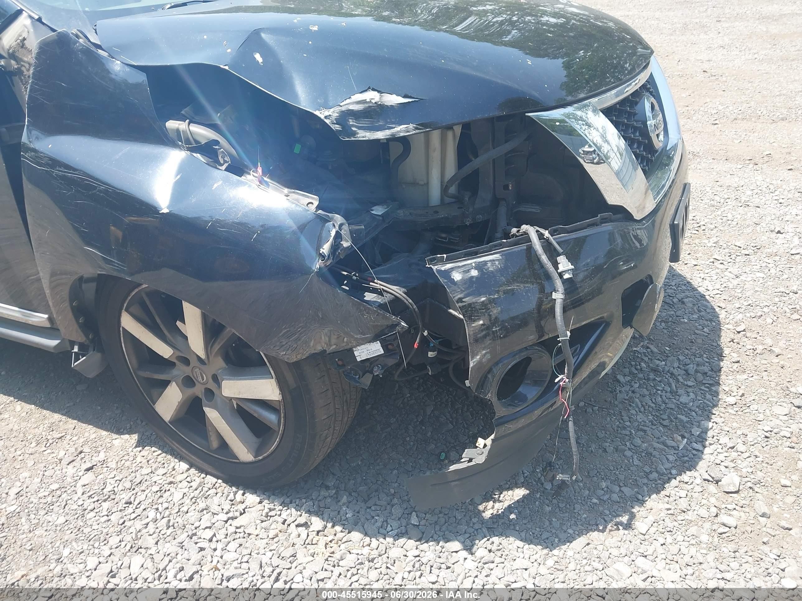 2013 Nissan Pathfinder Platinum Черный vin: 5N1AR2MMXDC656385