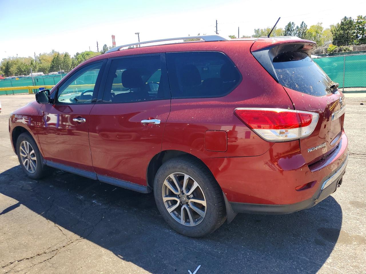 2013 Nissan Pathfinder S Maroon vin: 5N1AR2MMXDC659710