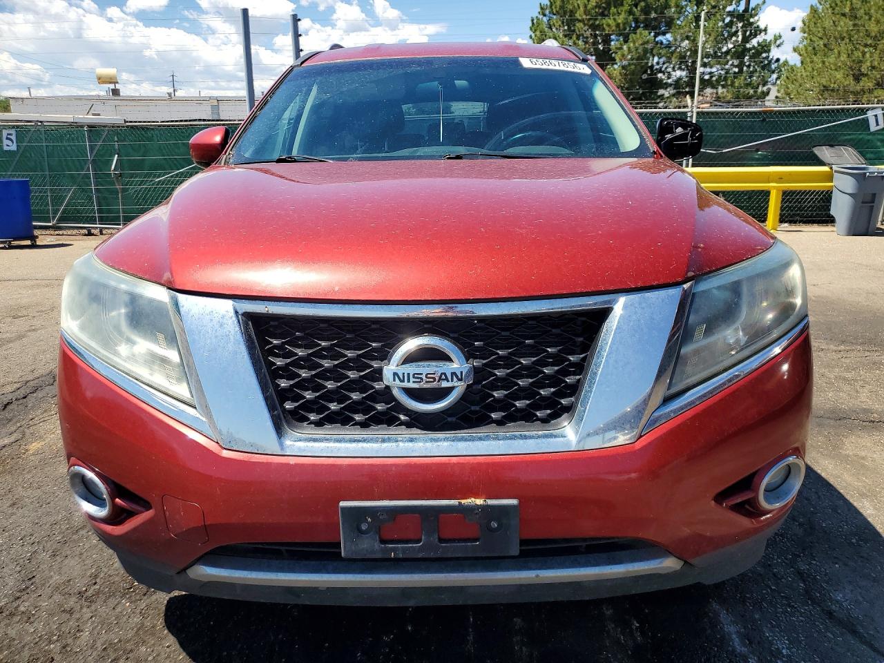 2013 Nissan Pathfinder S Maroon vin: 5N1AR2MMXDC659710