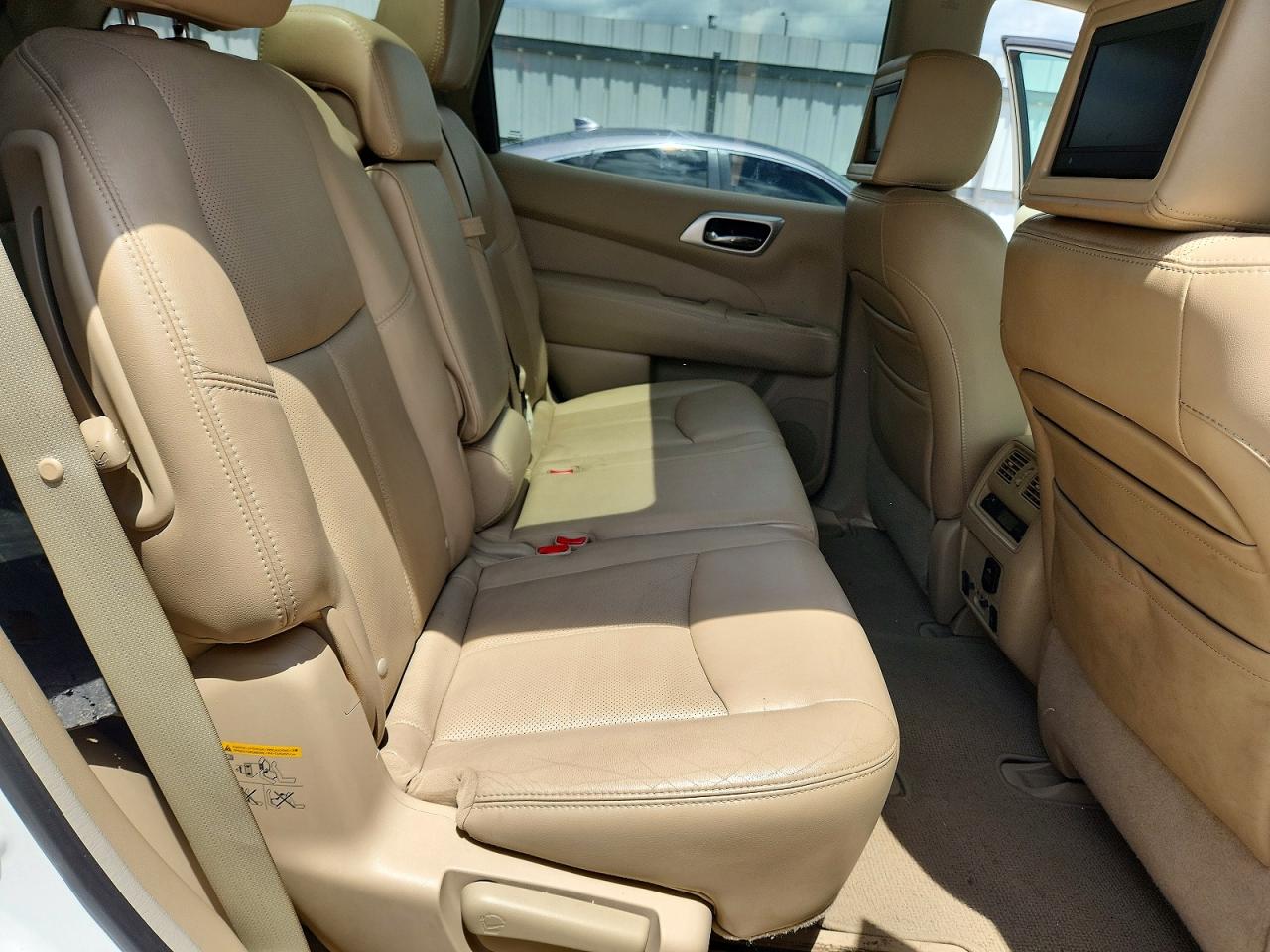 2013 Nissan Pathfinder S White vin: 5N1AR2MMXDC662154