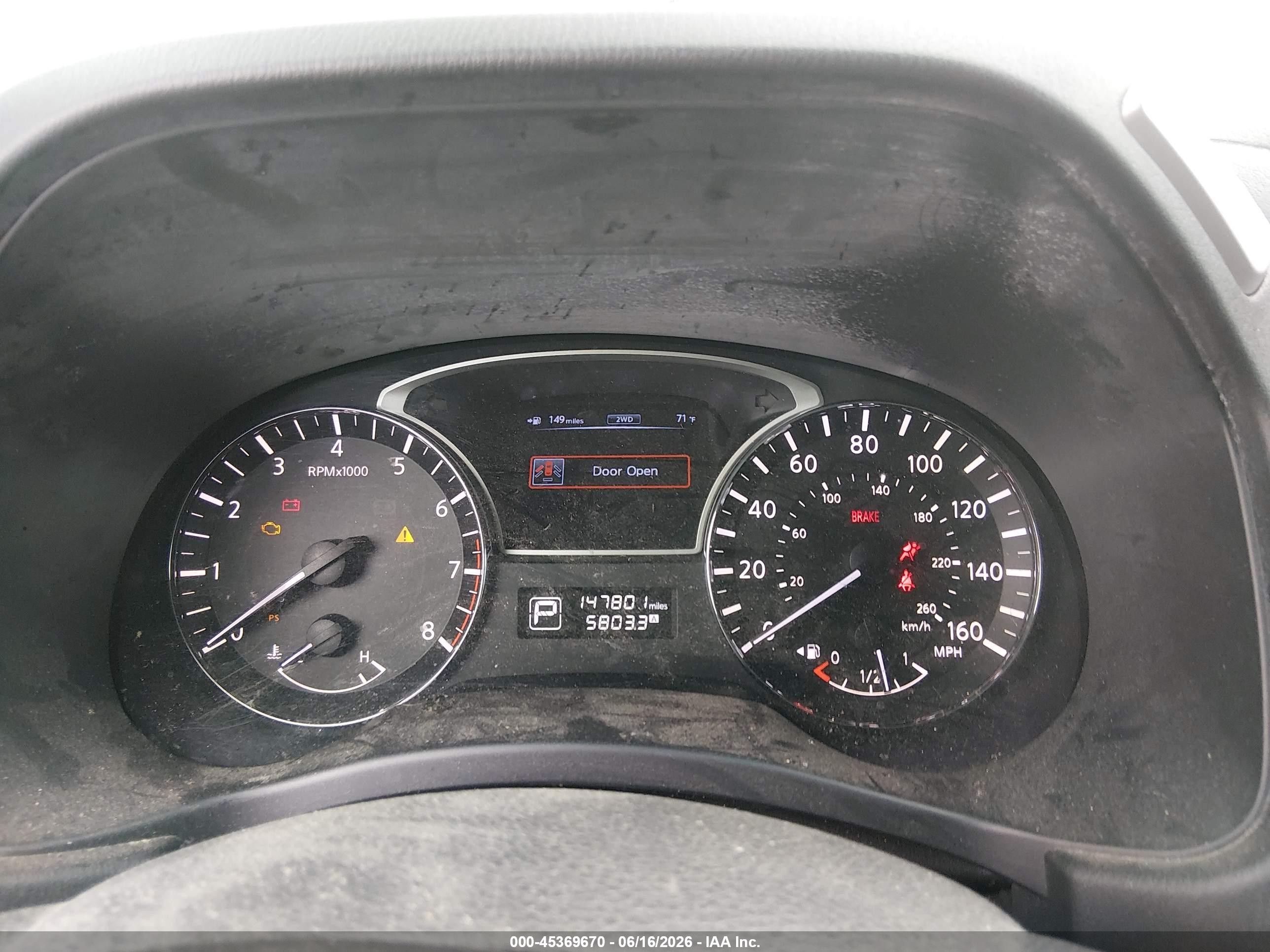 2013 Nissan Pathfinder Sl Gray vin: 5N1AR2MMXDC663045