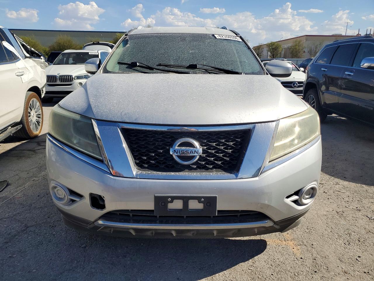 2013 Nissan Pathfinder S Silver vin: 5N1AR2MMXDC668035