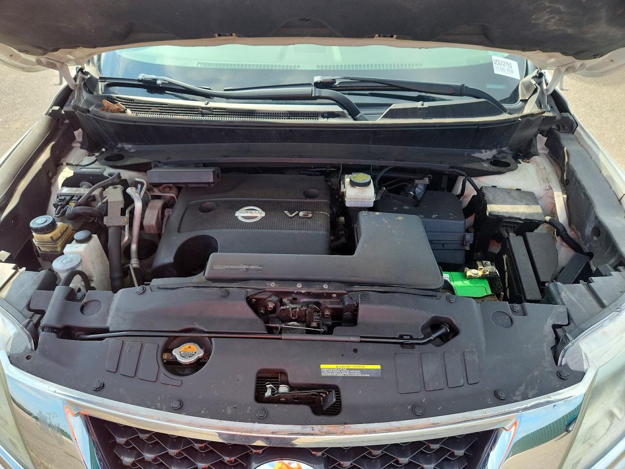 2013 Nissan Pathfinder S White vin: 5N1AR2MMXDC672750