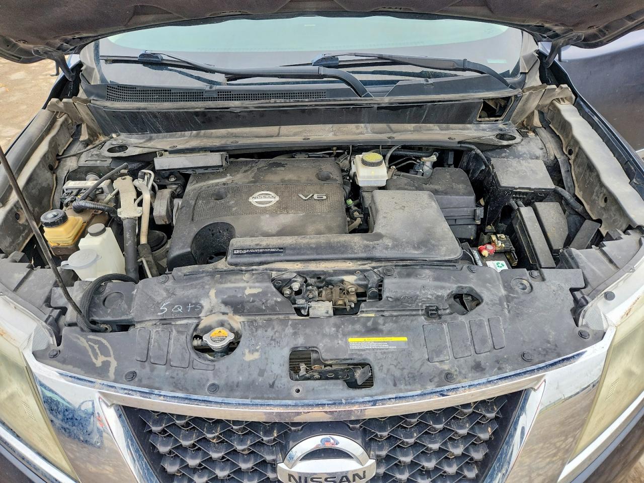 2013 Nissan Pathfinder S Gray vin: 5N1AR2MMXDC674899