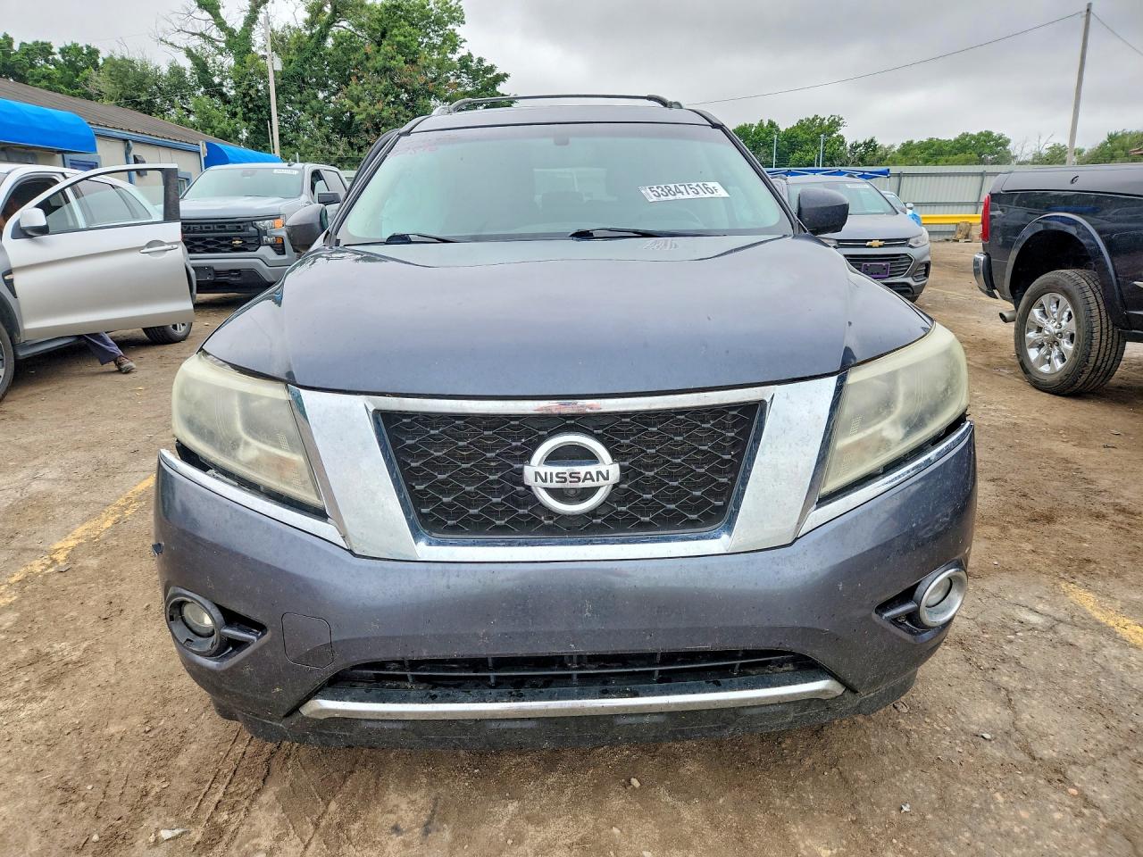 2013 Nissan Pathfinder S Gray vin: 5N1AR2MMXDC674899