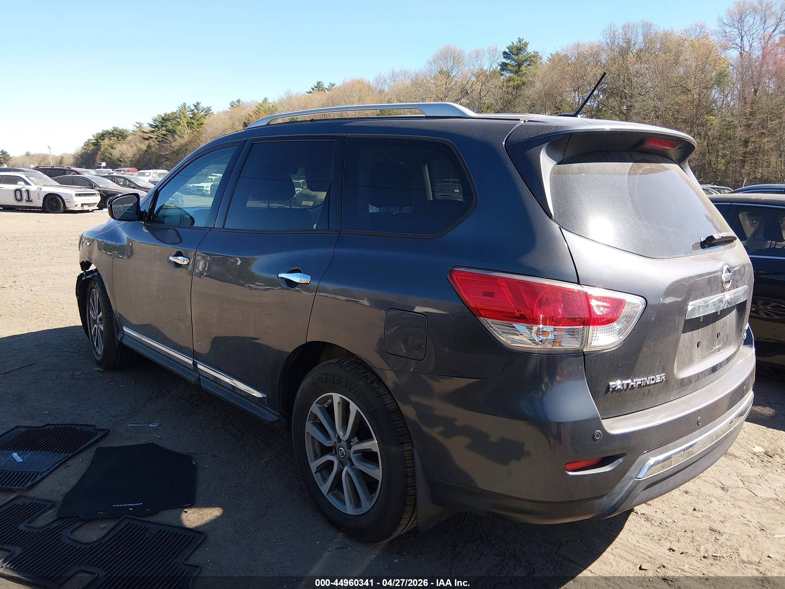2013 Nissan Pathfinder Sl Gray vin: 5N1AR2MMXDC681612