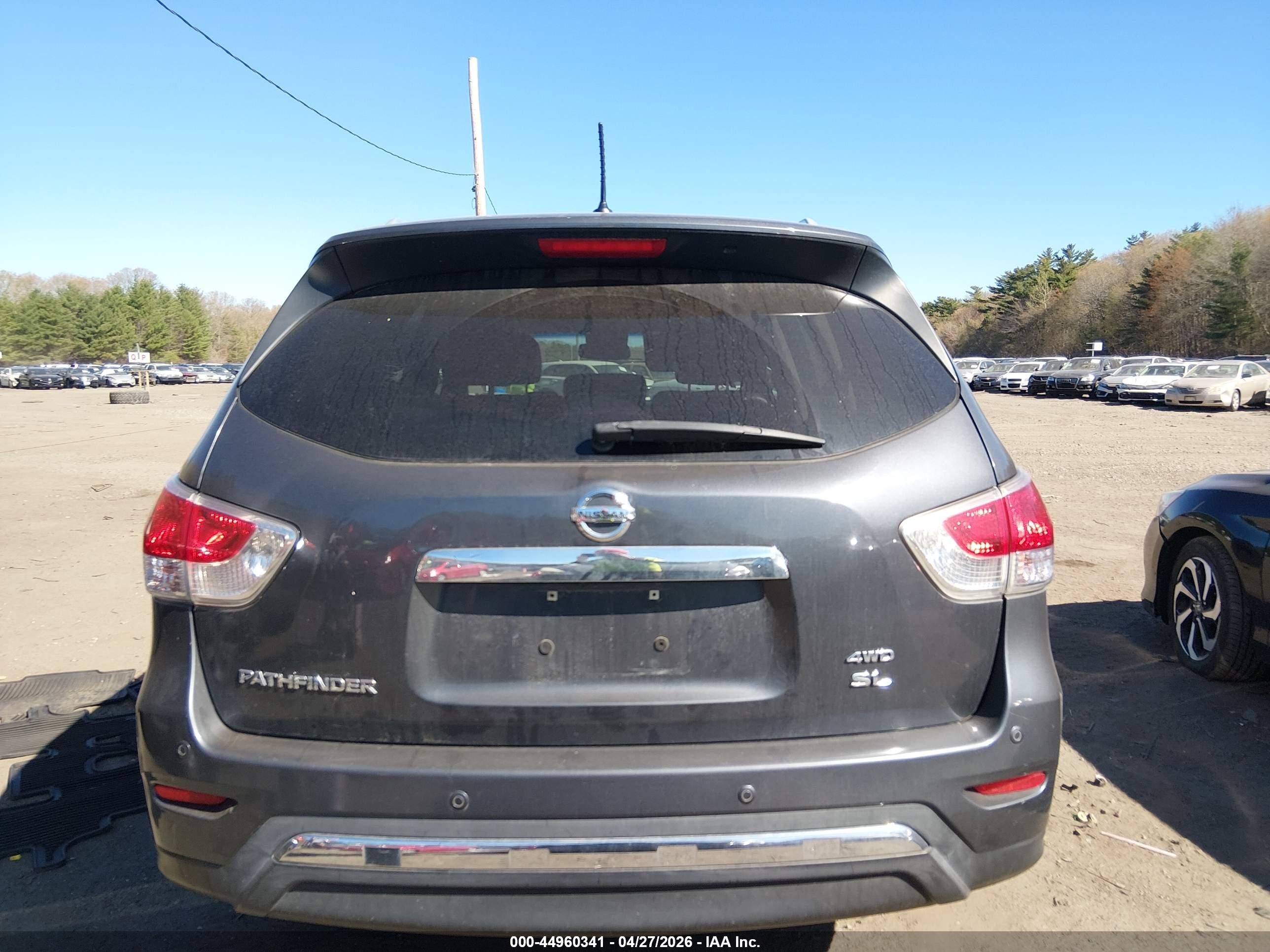 2013 Nissan Pathfinder Sl Gray vin: 5N1AR2MMXDC681612