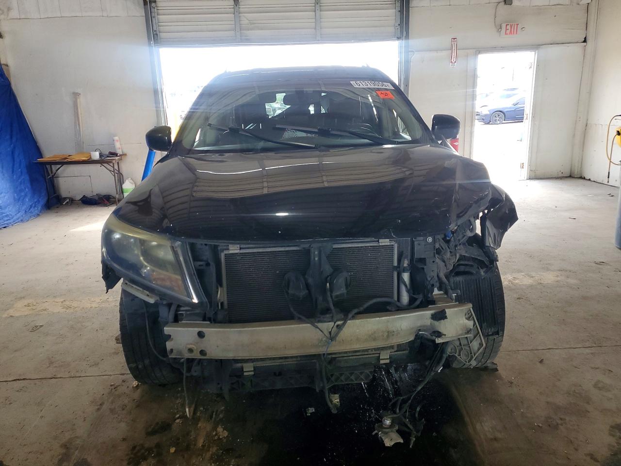 2013 Nissan Pathfinder S Black vin: 5N1AR2MMXDC686342