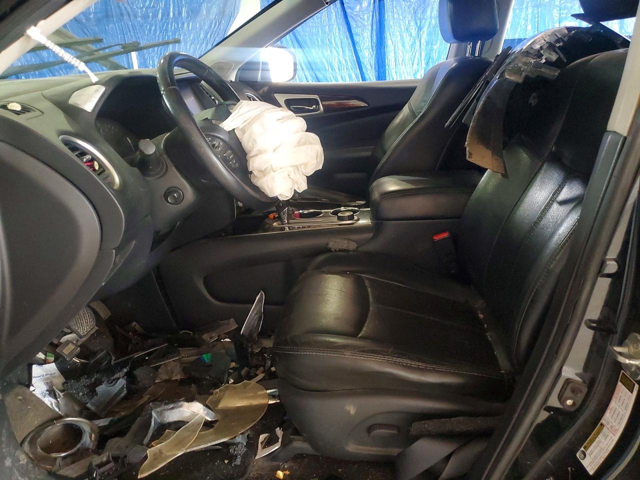 2013 Nissan Pathfinder S Black vin: 5N1AR2MMXDC686342