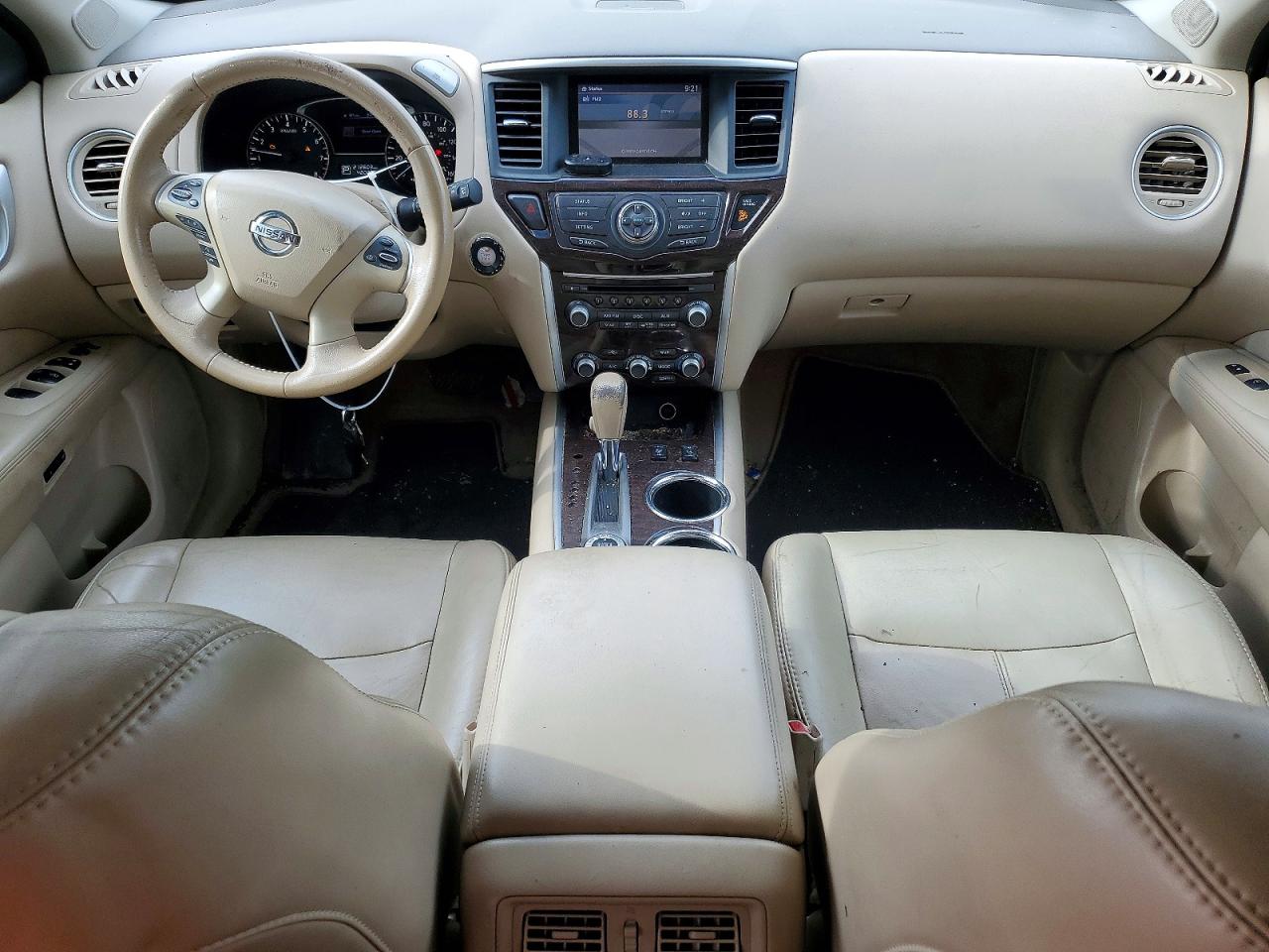 2014 Nissan Pathfinder S Blue vin: 5N1AR2MMXEC600514
