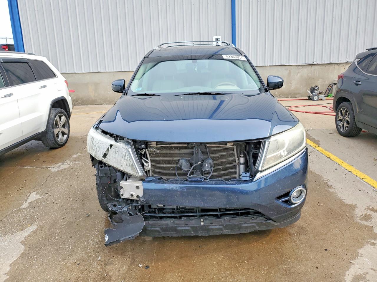 2014 Nissan Pathfinder S Blue vin: 5N1AR2MMXEC600514