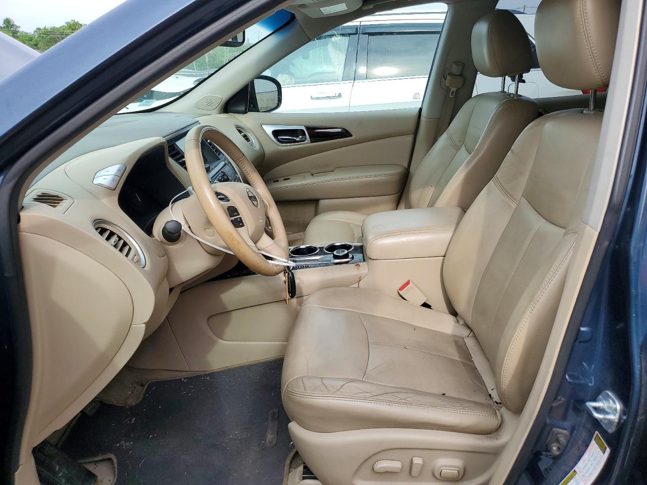 2014 Nissan Pathfinder S Blue vin: 5N1AR2MMXEC600514
