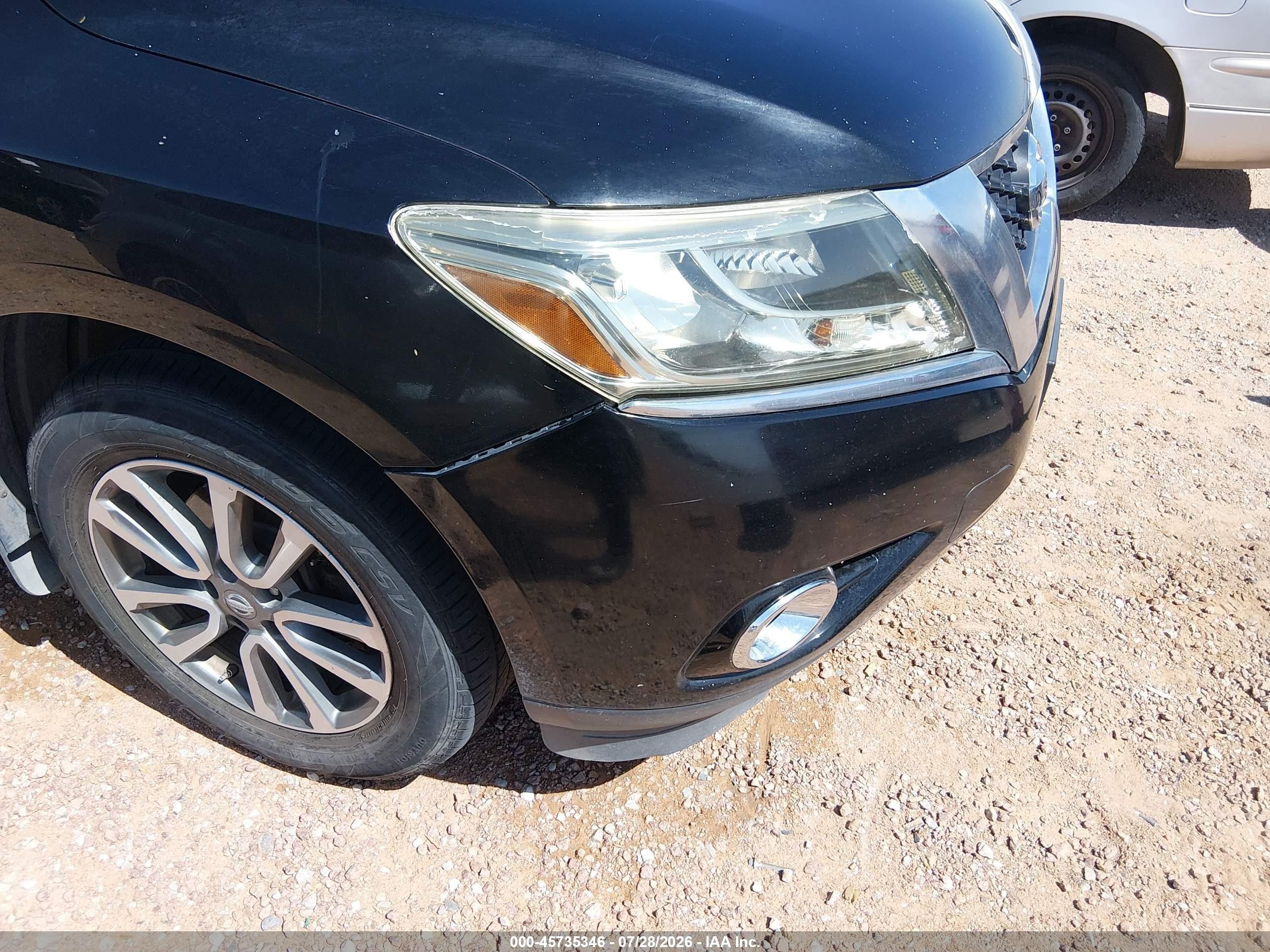 2014 Nissan Pathfinder S Black vin: 5N1AR2MMXEC602019