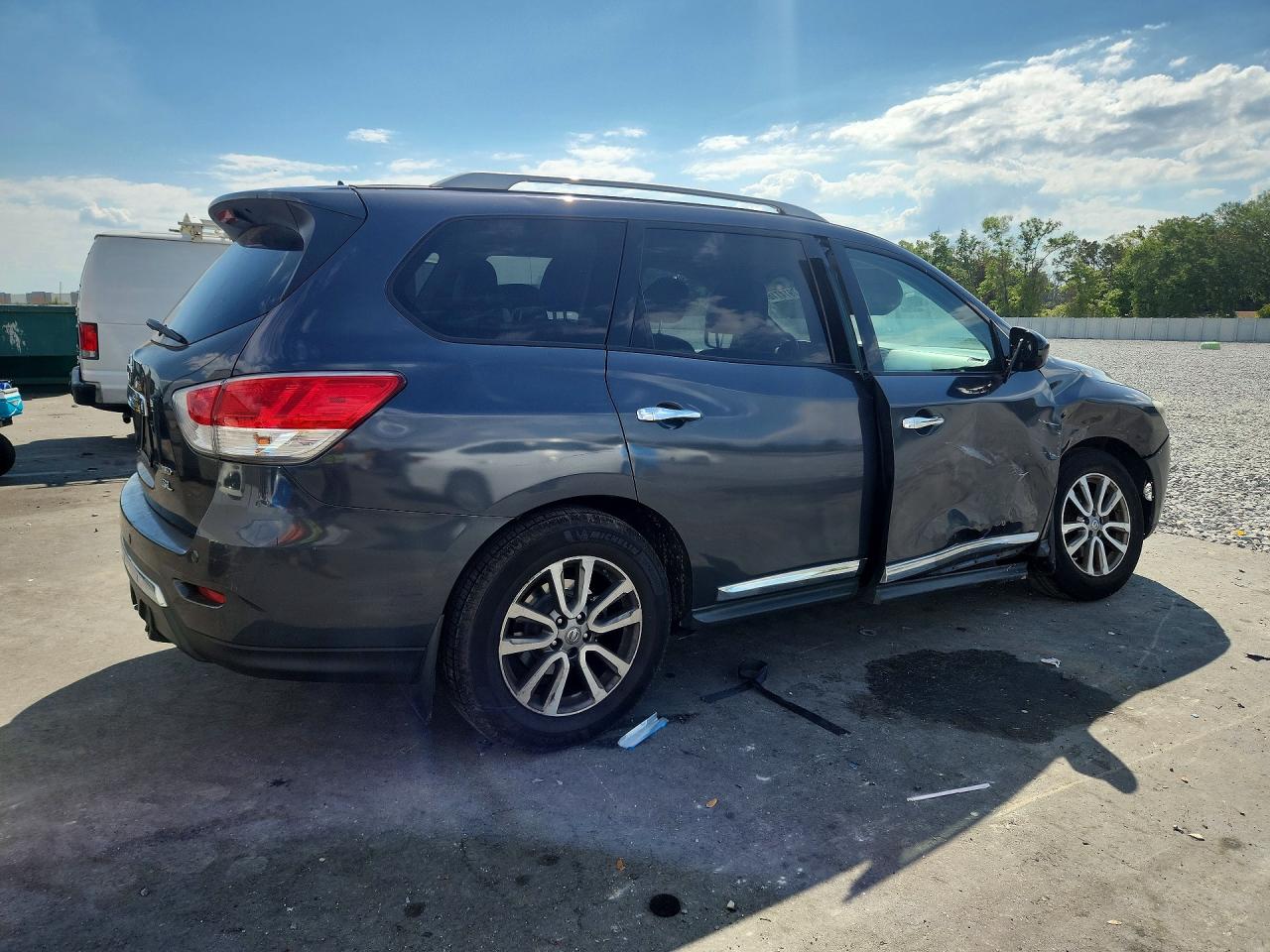2014 Nissan Pathfinder Sl Gray vin: 5N1AR2MMXEC604885