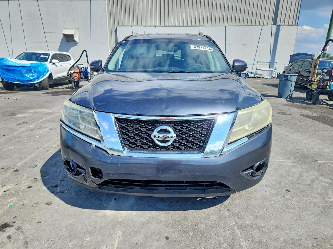 2014 Nissan Pathfinder Sl Gray vin: 5N1AR2MMXEC604885