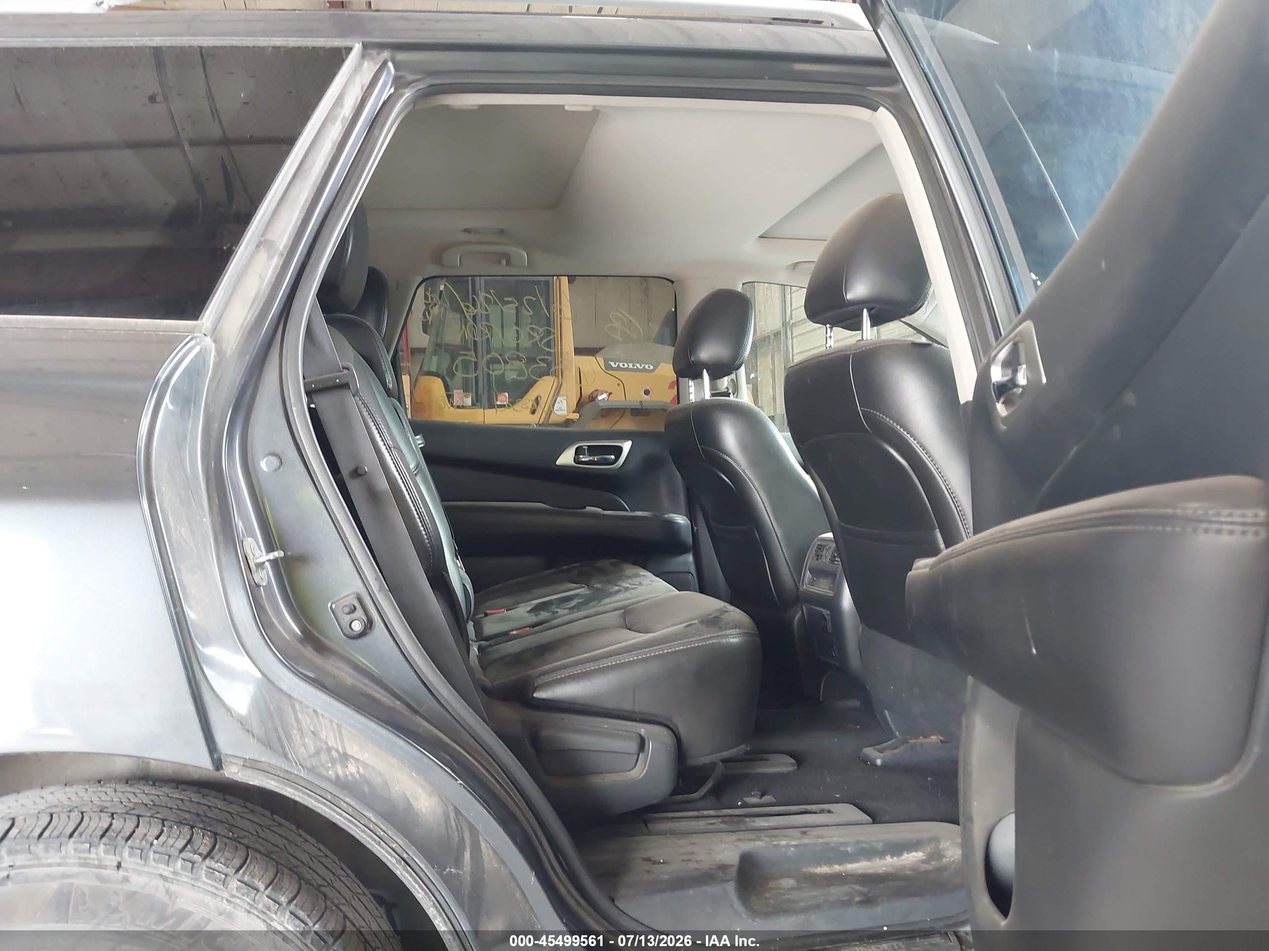 2014 Nissan Pathfinder Sl Gray vin: 5N1AR2MMXEC633805