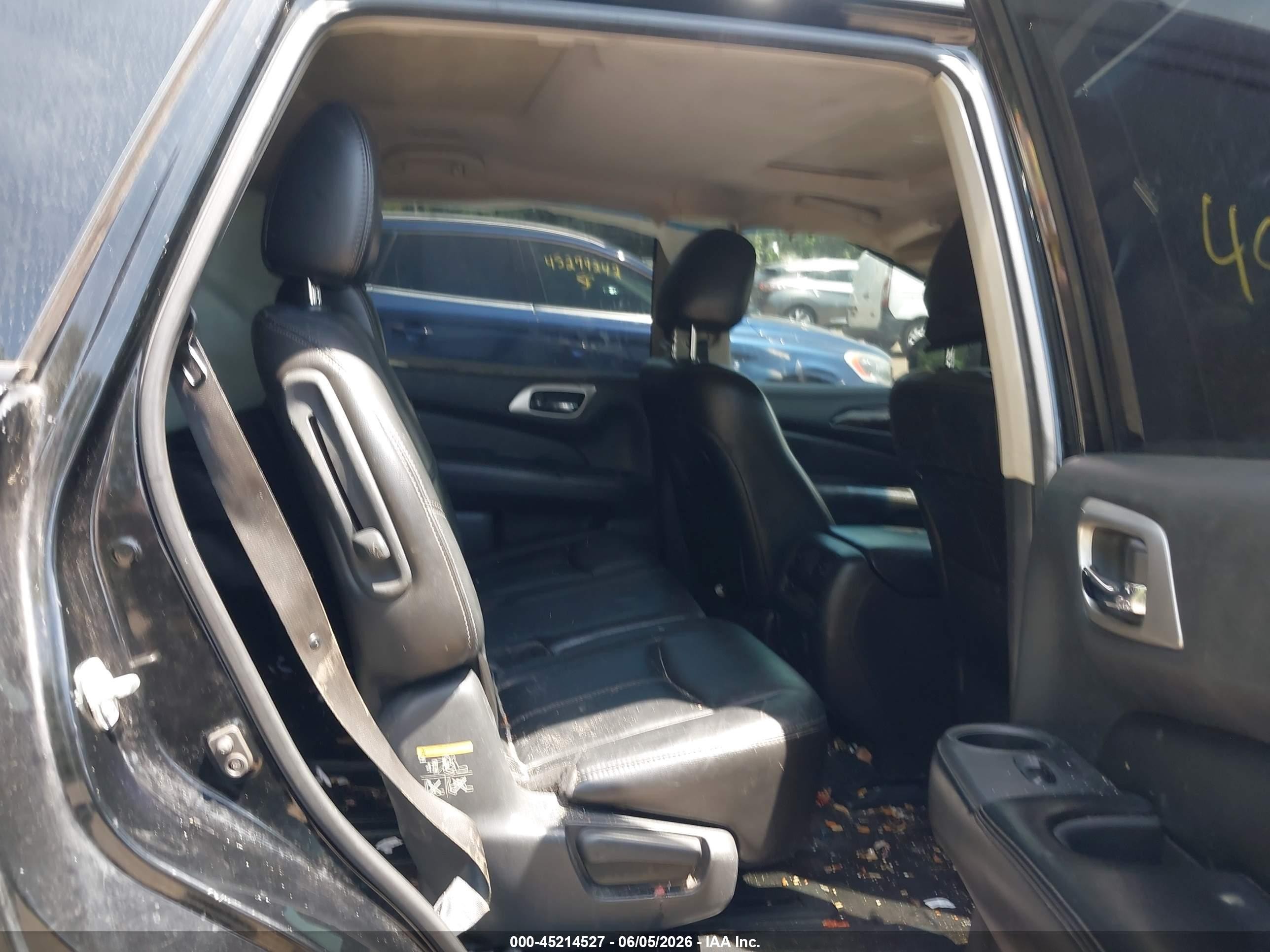 2014 Nissan Pathfinder Sl Black vin: 5N1AR2MMXEC645050