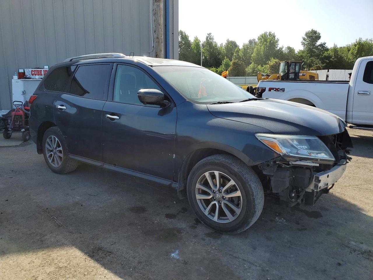 2014 Nissan Pathfinder S Blue vin: 5N1AR2MMXEC652919