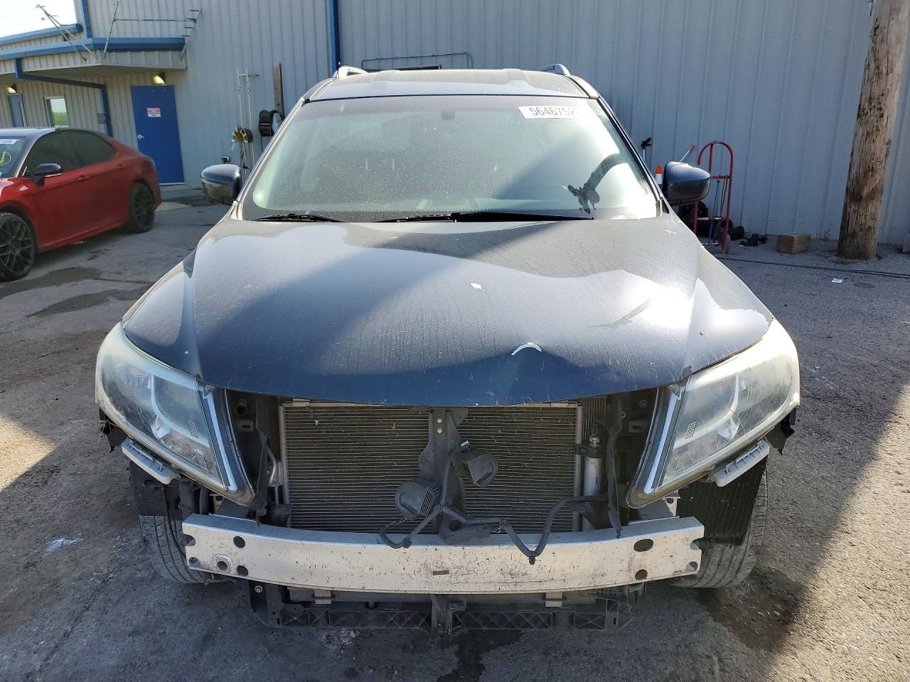 2014 Nissan Pathfinder S Blue vin: 5N1AR2MMXEC652919