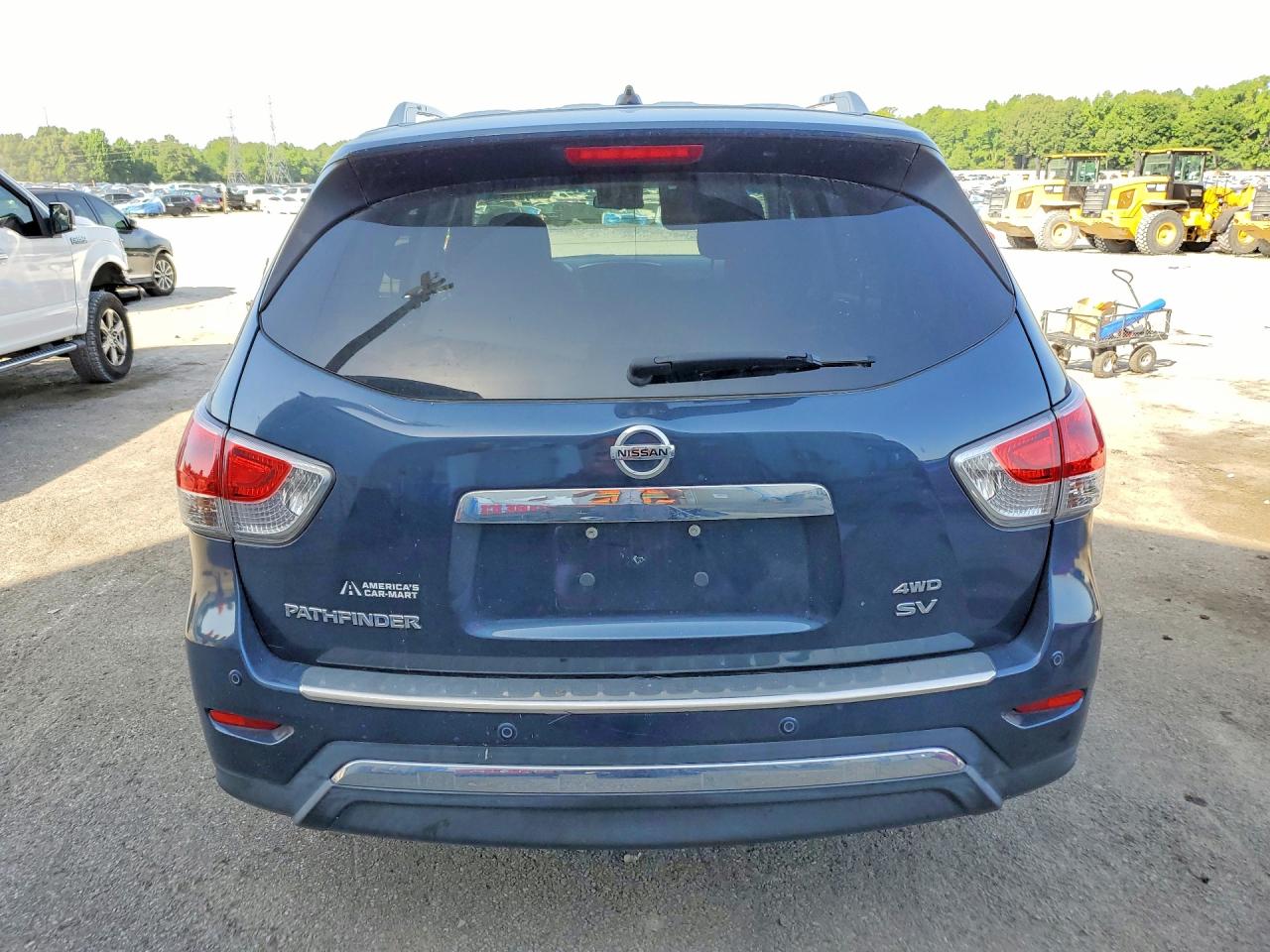 2014 Nissan Pathfinder S Blue vin: 5N1AR2MMXEC652919