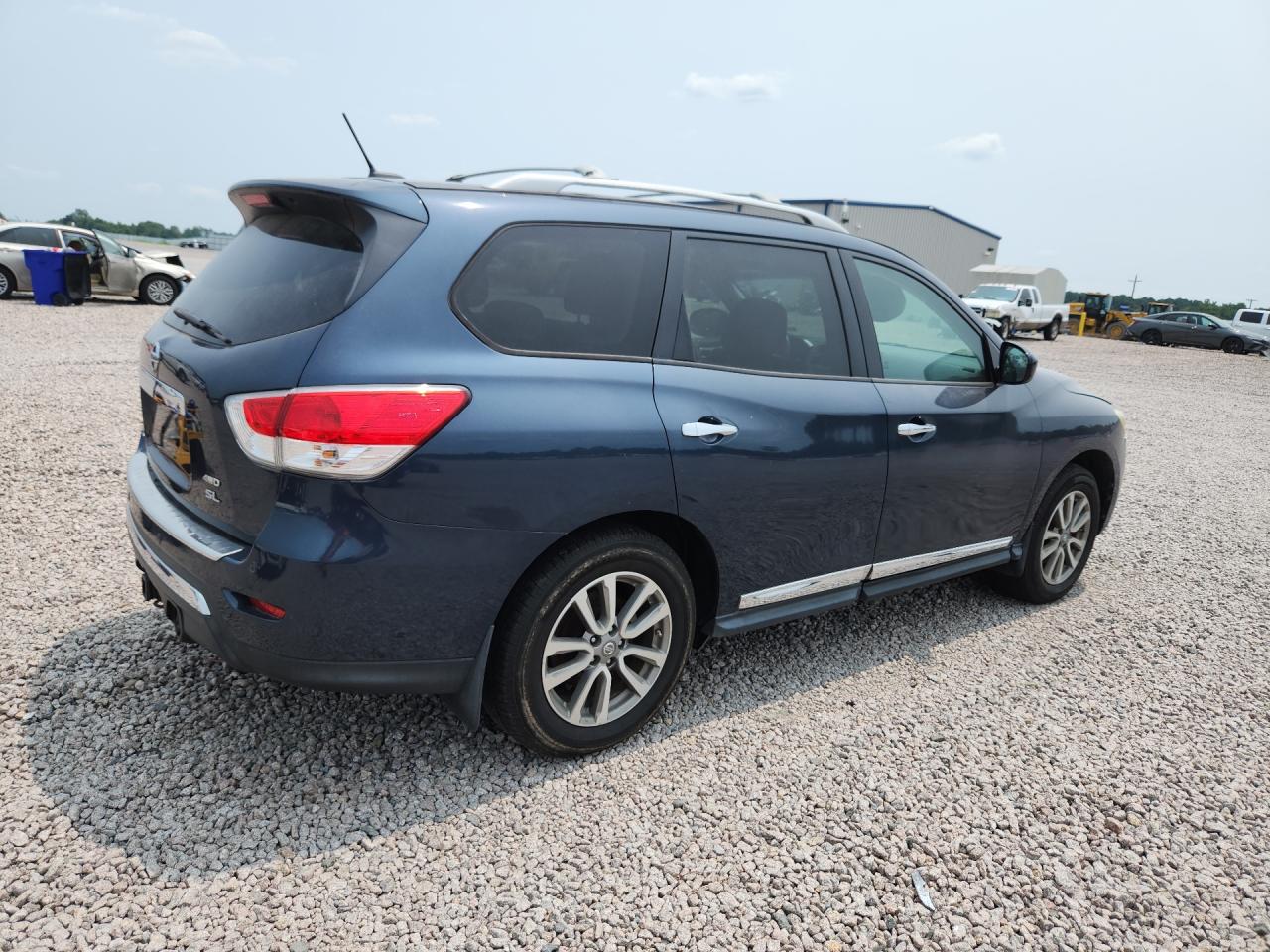 2014 Nissan Pathfinder Sl Blue vin: 5N1AR2MMXEC672894