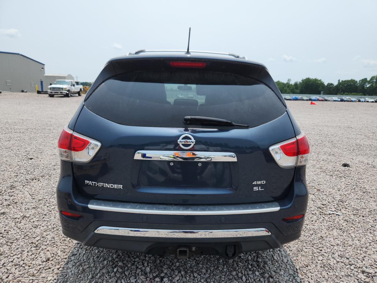 2014 Nissan Pathfinder Sl Blue vin: 5N1AR2MMXEC672894
