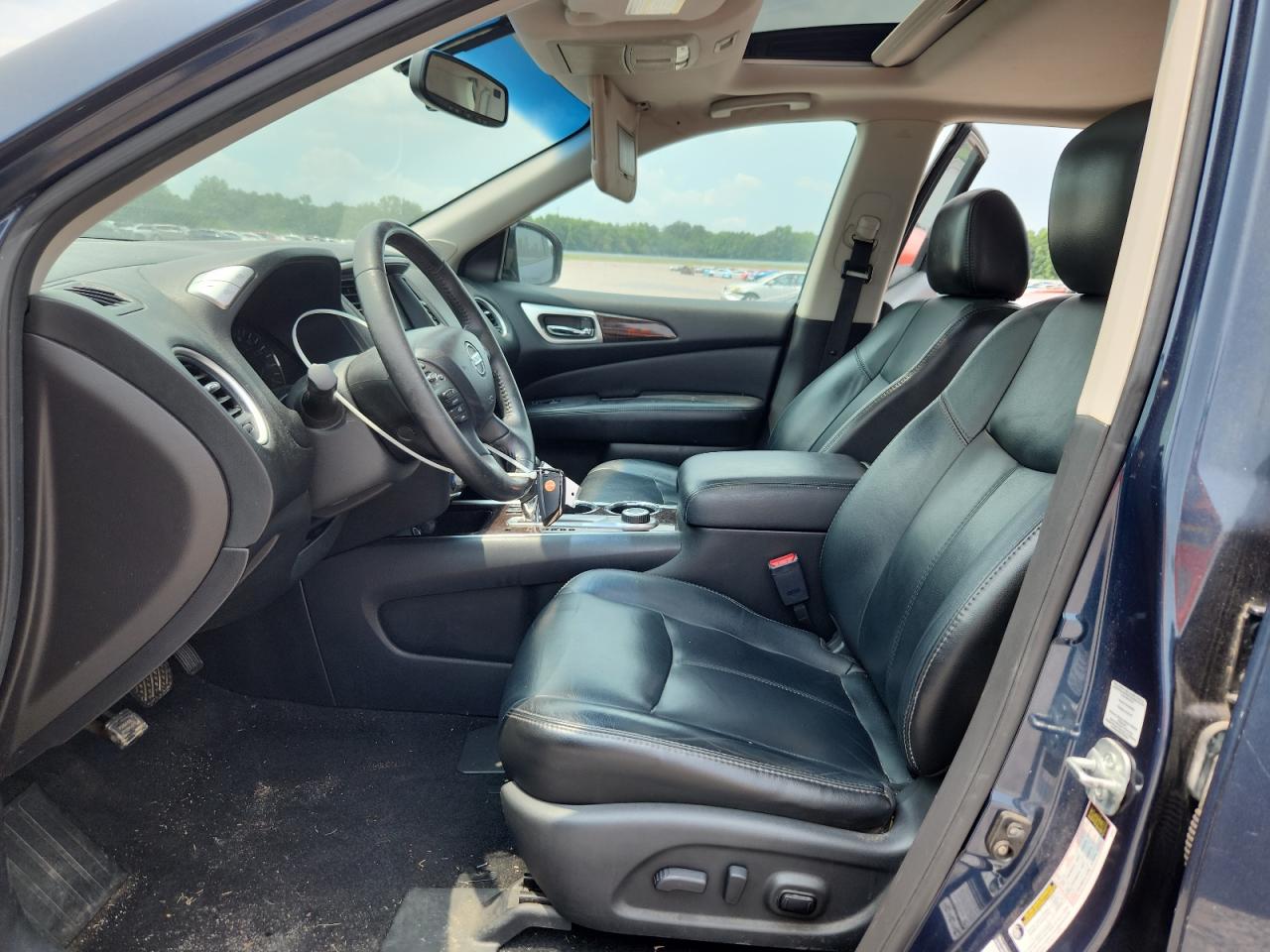2014 Nissan Pathfinder Sl Blue vin: 5N1AR2MMXEC672894