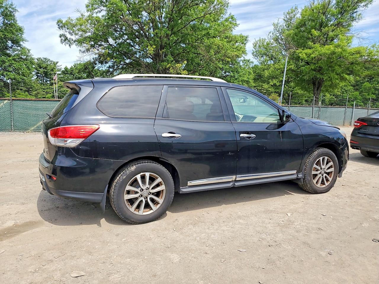 2014 Nissan Pathfinder Sl Black vin: 5N1AR2MMXEC707515