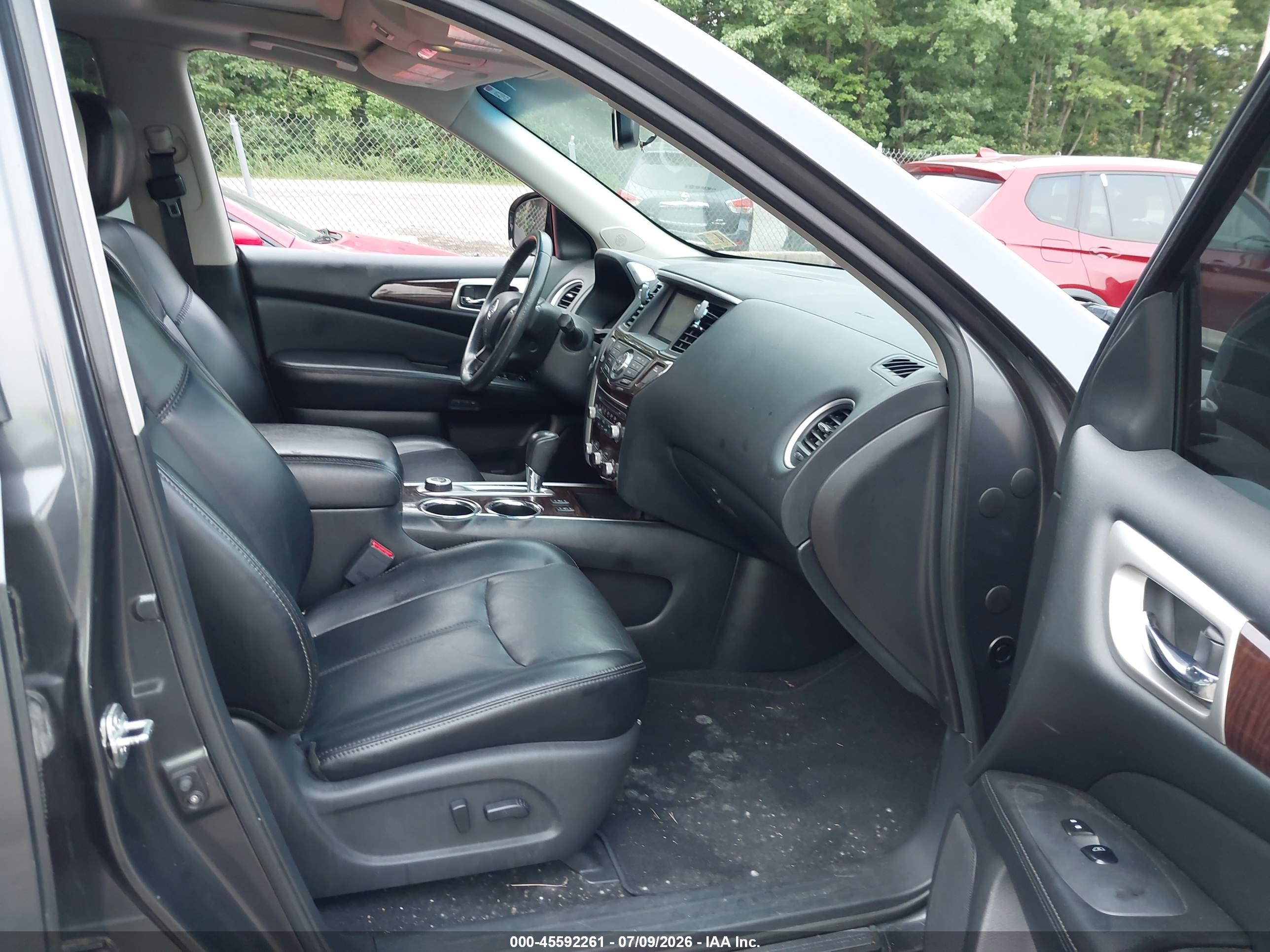 2014 Nissan Pathfinder Sl Gray vin: 5N1AR2MMXEC712665