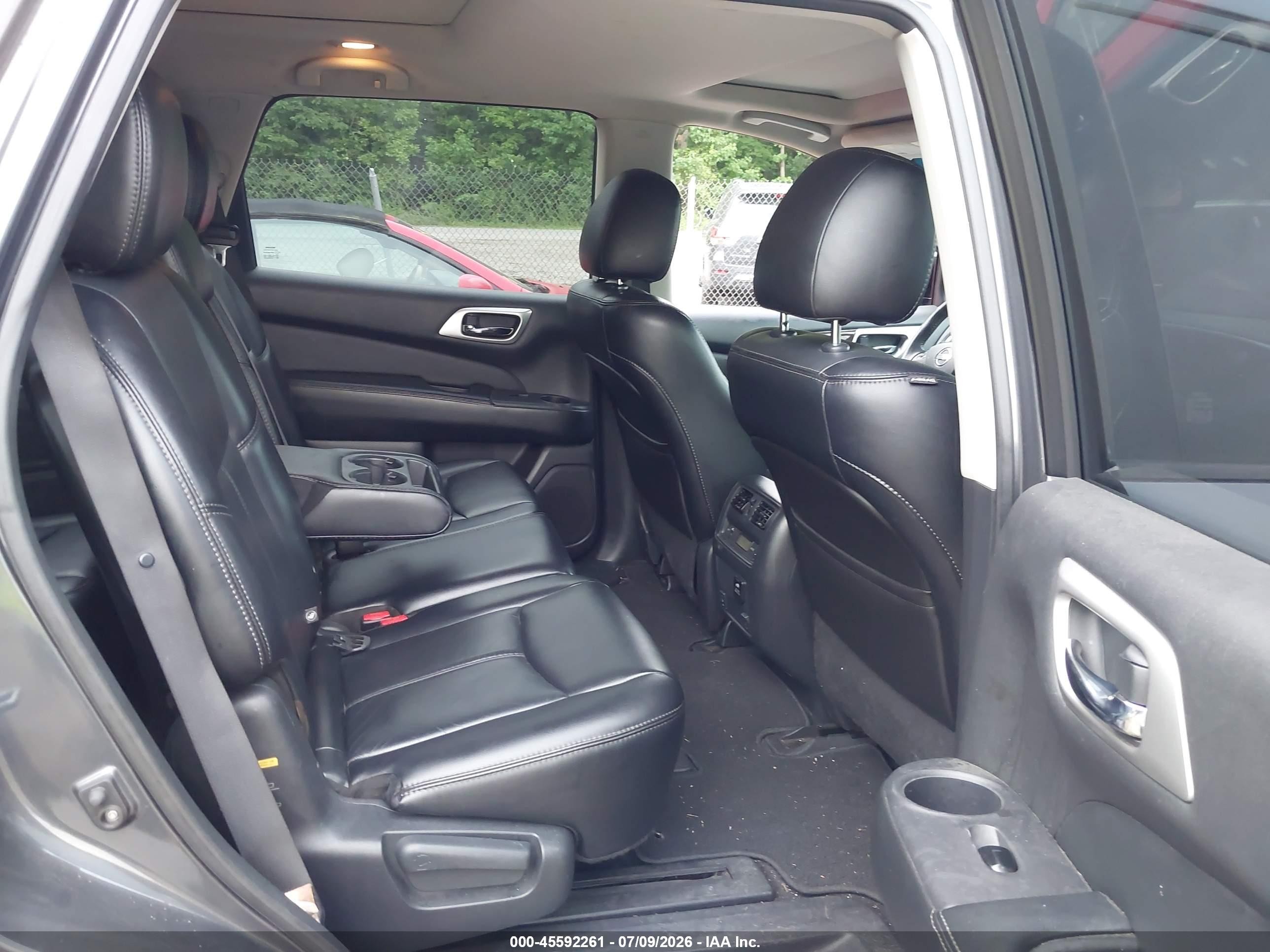 2014 Nissan Pathfinder Sl Gray vin: 5N1AR2MMXEC712665