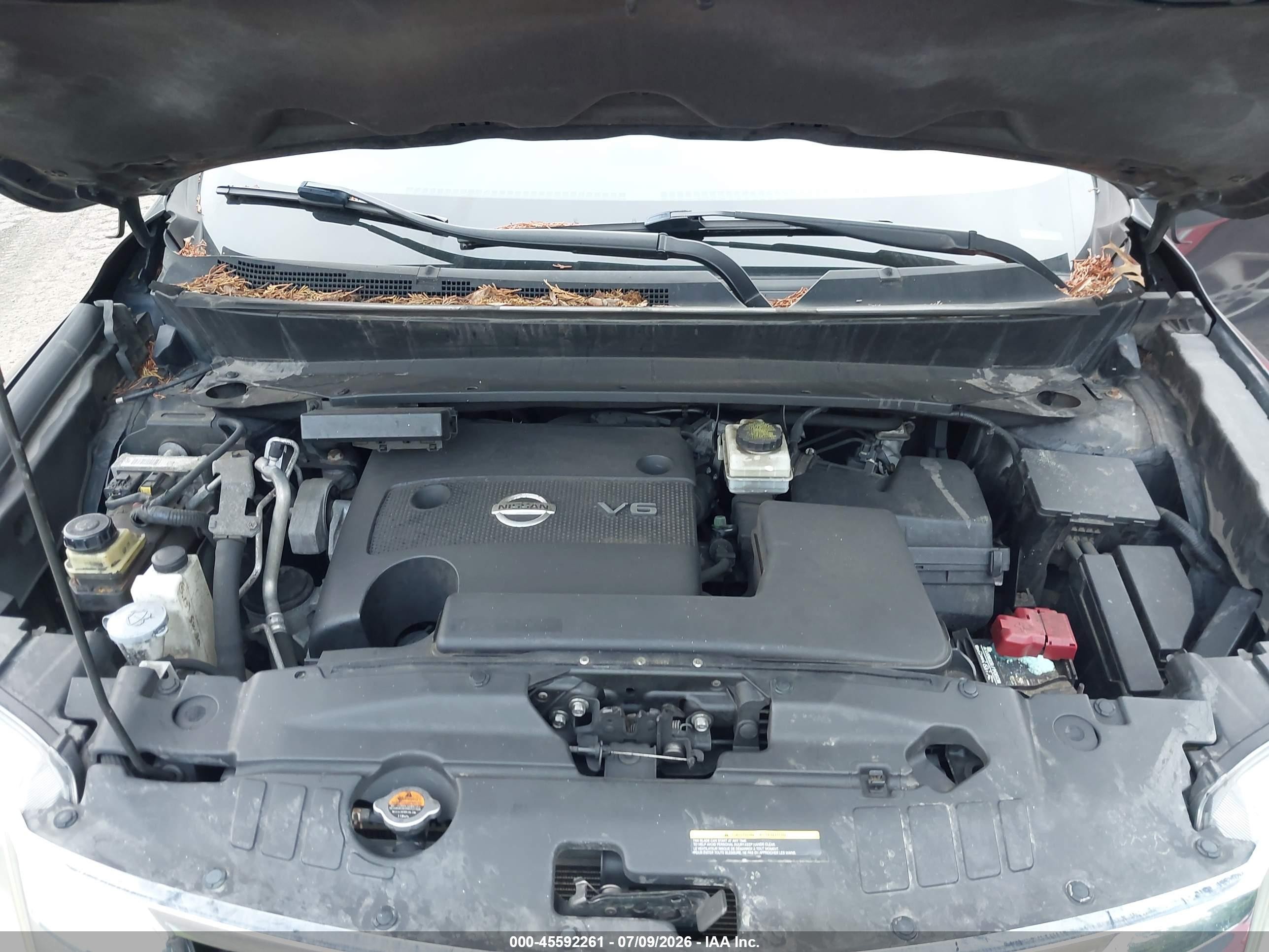 2014 Nissan Pathfinder Sl Gray vin: 5N1AR2MMXEC712665