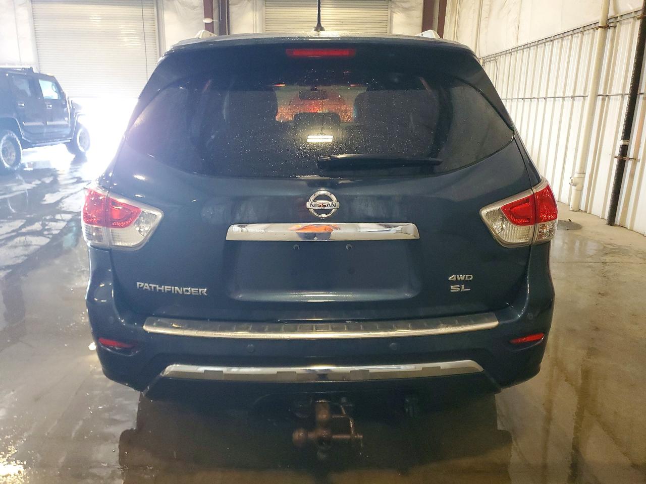 2014 Nissan Pathfinder Sl Blue vin: 5N1AR2MMXEC715145