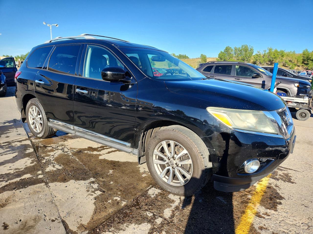 2014 Nissan Pathfinder Sl Black vin: 5N1AR2MMXEC715369