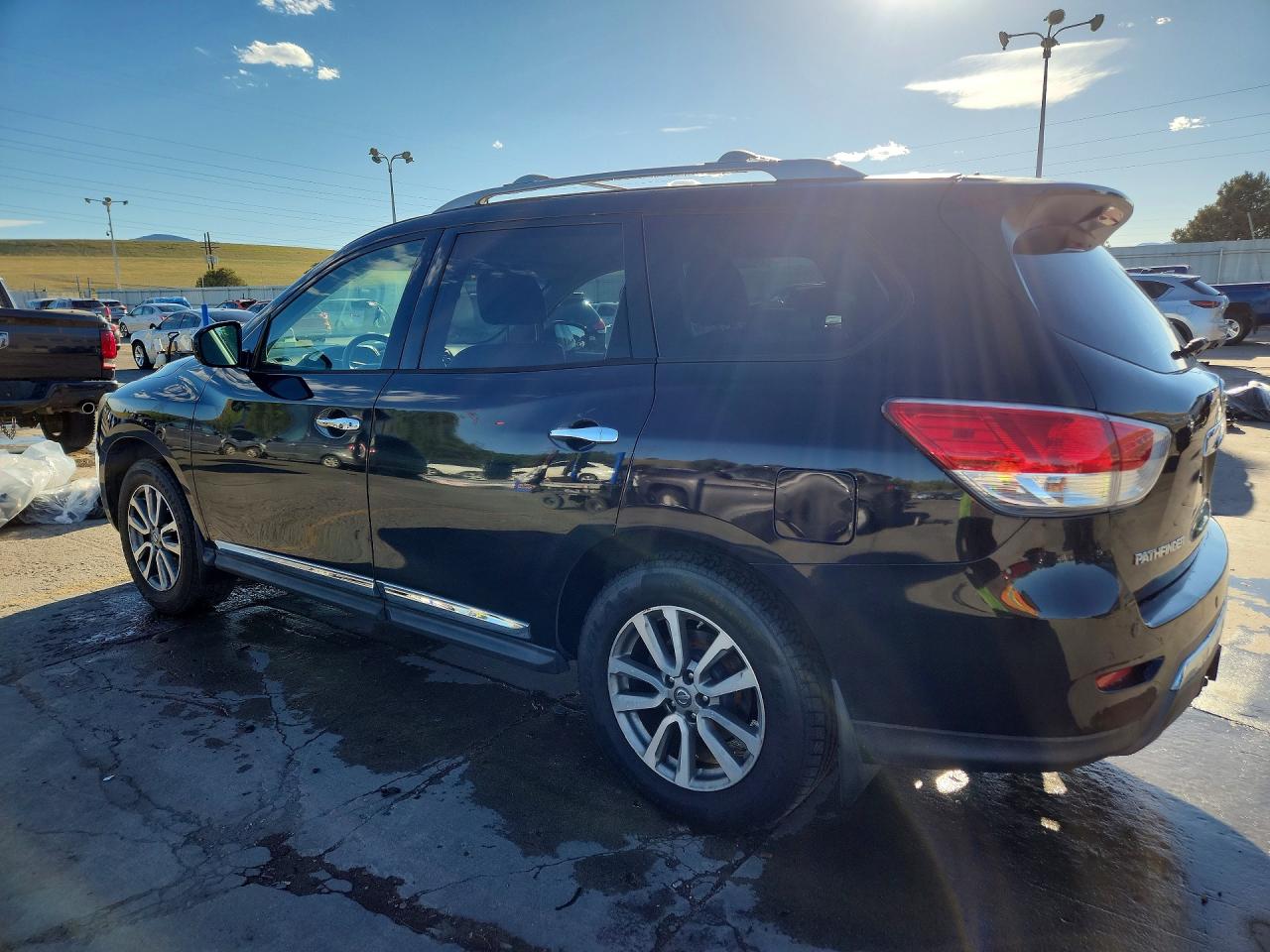 2014 Nissan Pathfinder Sl Black vin: 5N1AR2MMXEC715369