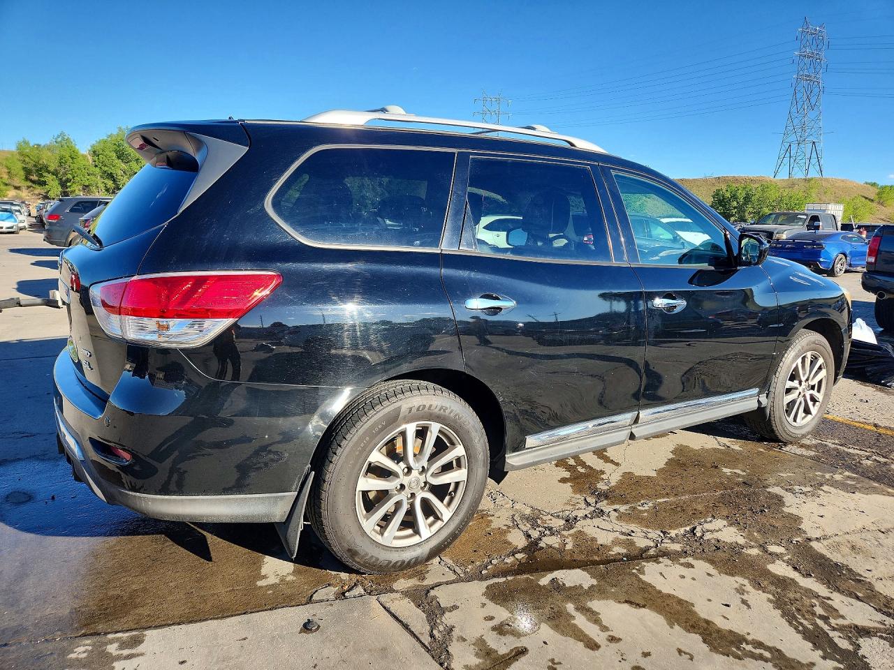 2014 Nissan Pathfinder Sl Black vin: 5N1AR2MMXEC715369