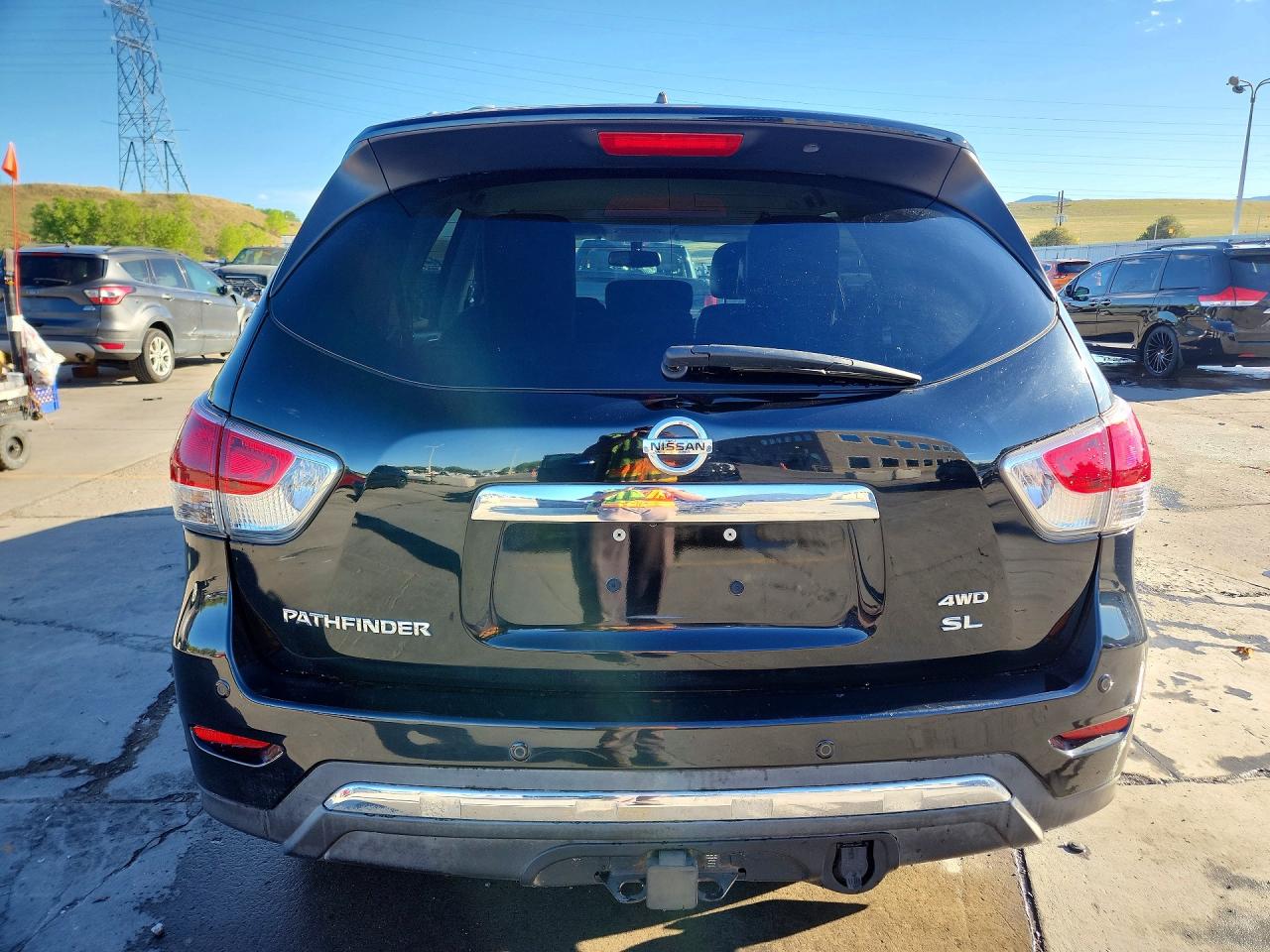2014 Nissan Pathfinder Sl Black vin: 5N1AR2MMXEC715369