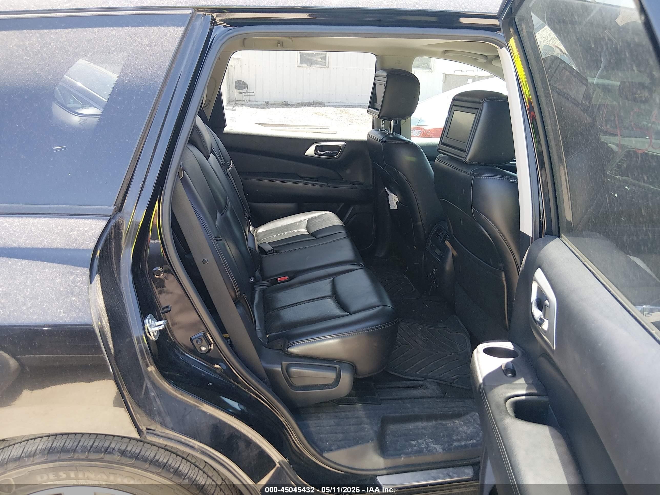 2014 Nissan Pathfinder Platinum Черный vin: 5N1AR2MMXEC715646