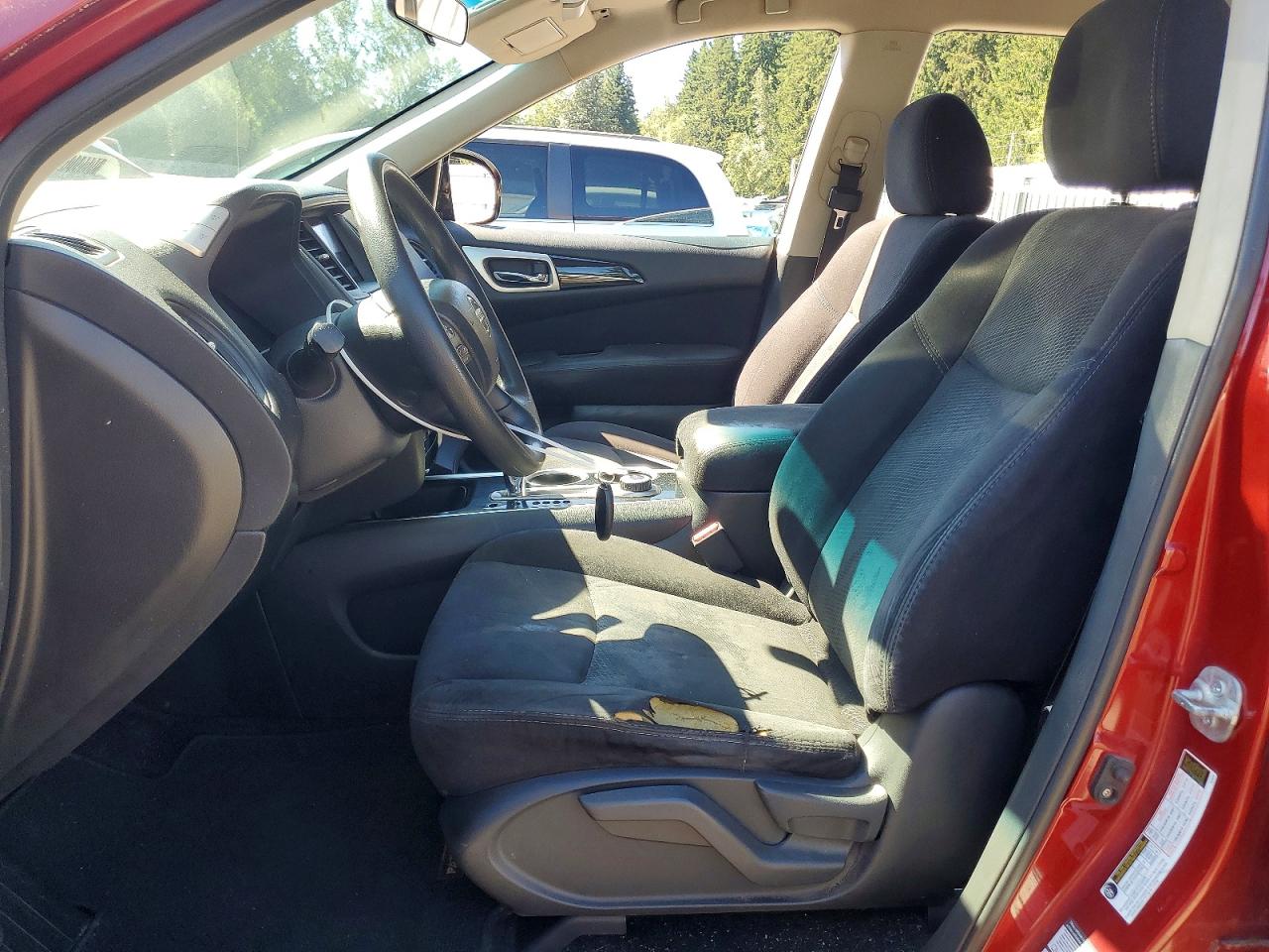 2014 Nissan Pathfinder S Red vin: 5N1AR2MMXEC720149