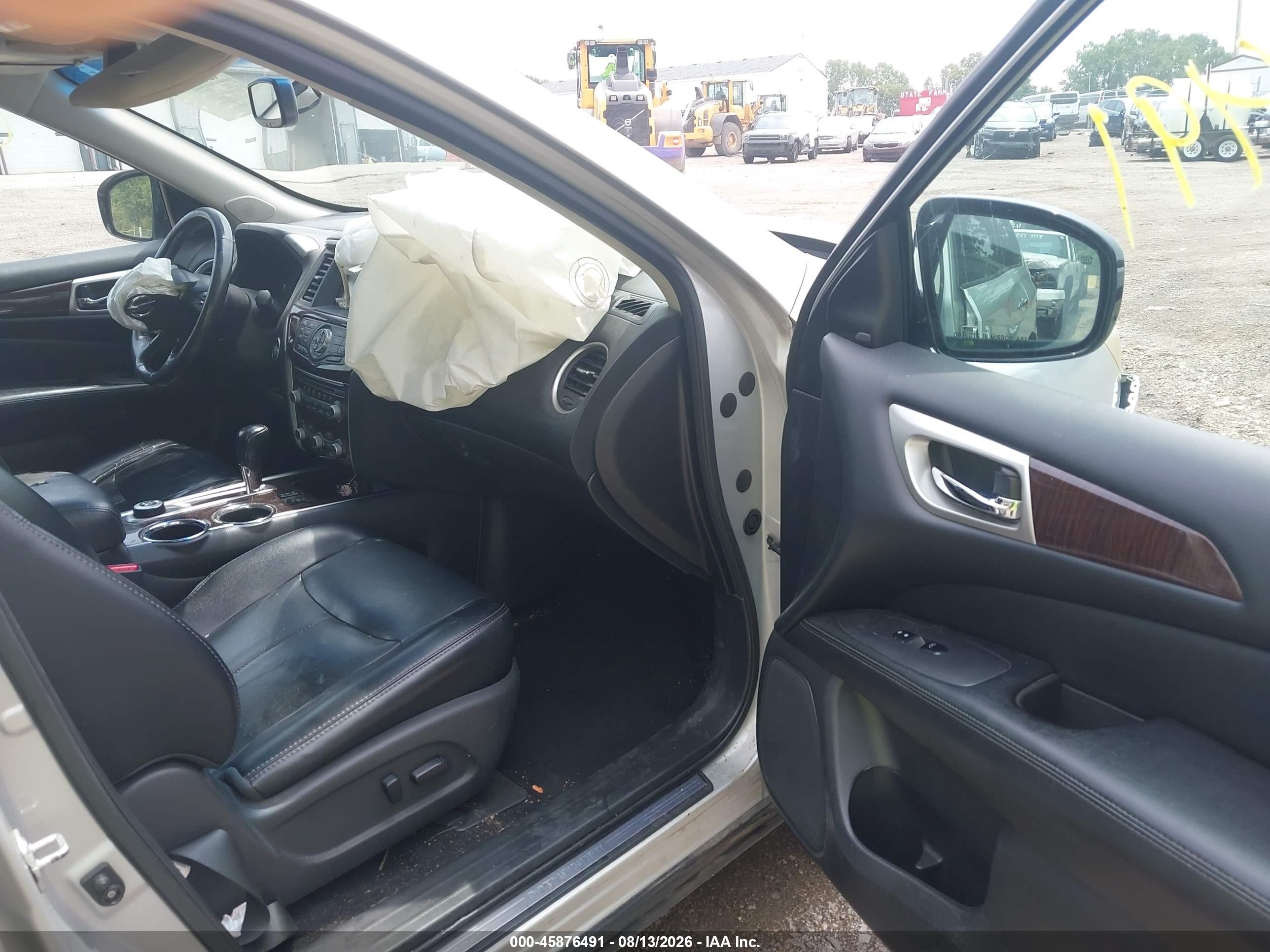 2015 Nissan Pathfinder Sl Silver vin: 5N1AR2MMXFC600661