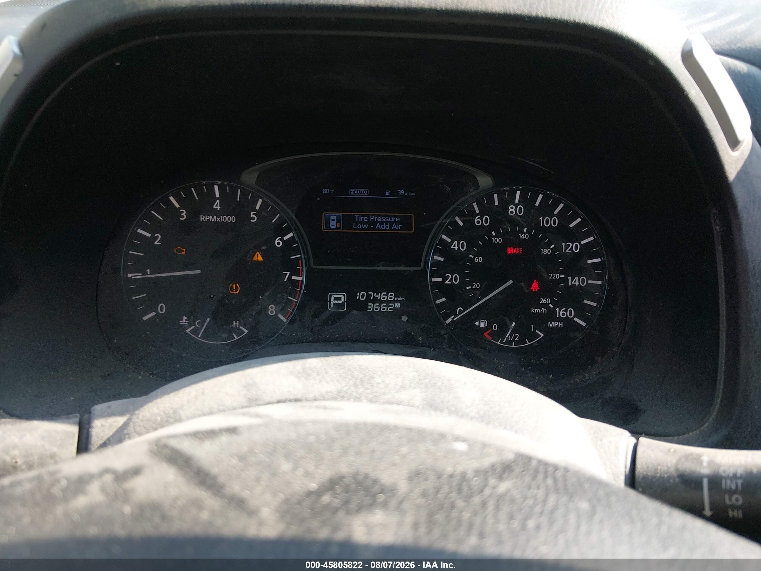 2015 Nissan Pathfinder Sv Gray vin: 5N1AR2MMXFC607075