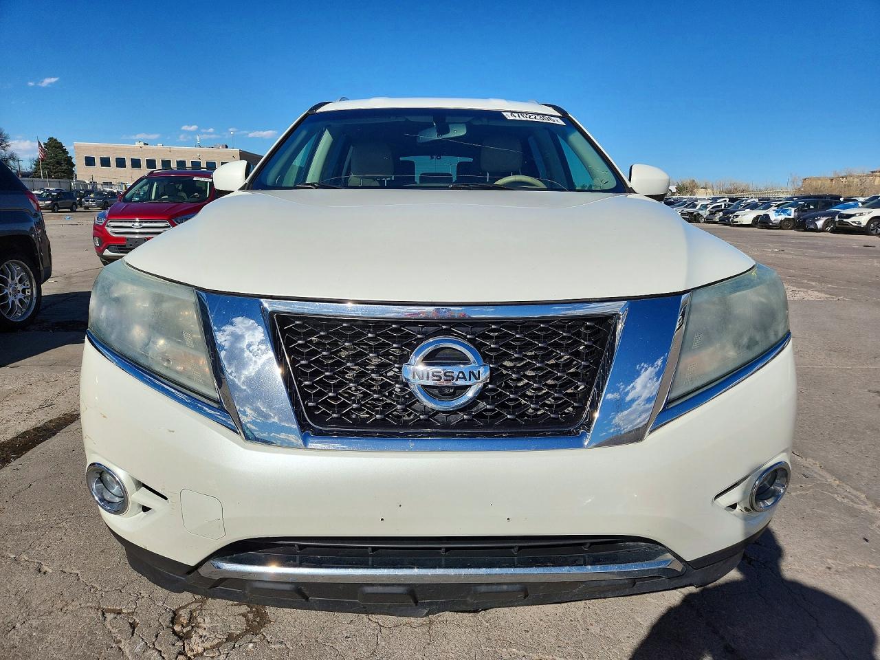 2015 Nissan Pathfinder Sl White vin: 5N1AR2MMXFC608789