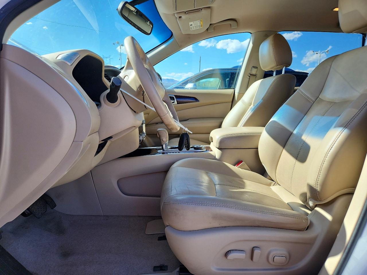 2015 Nissan Pathfinder Sl White vin: 5N1AR2MMXFC608789
