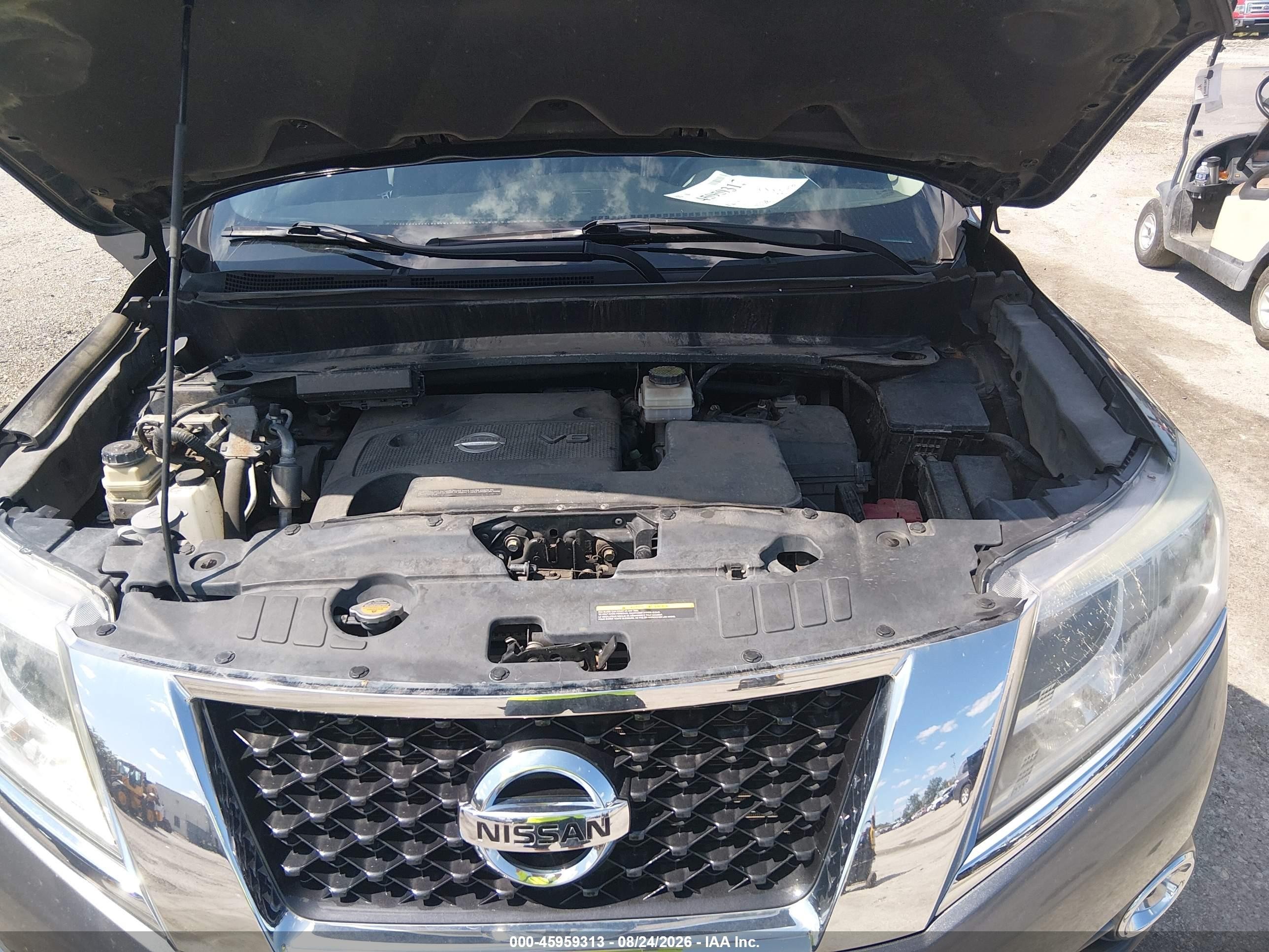 2015 Nissan Pathfinder Platinum Gray vin: 5N1AR2MMXFC631182