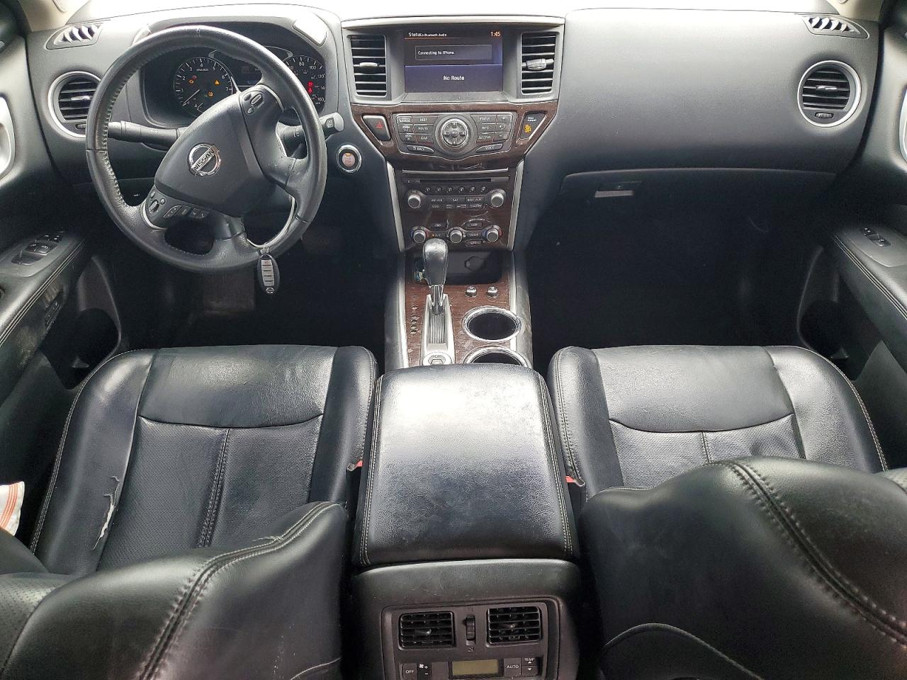 2015 Nissan Pathfinder S White vin: 5N1AR2MMXFC652825