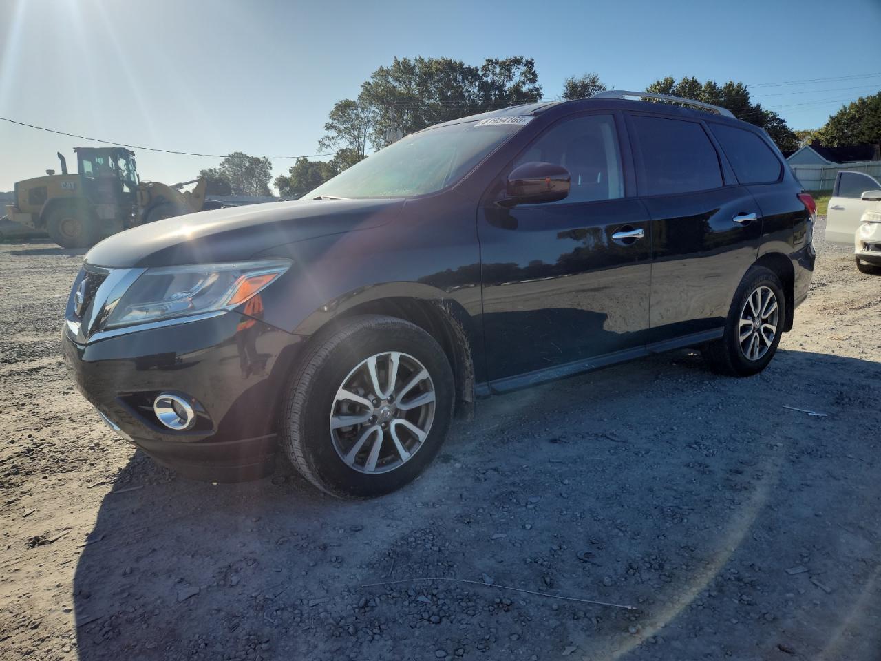 2015 Nissan Pathfinder S Black vin: 5N1AR2MMXFC657586