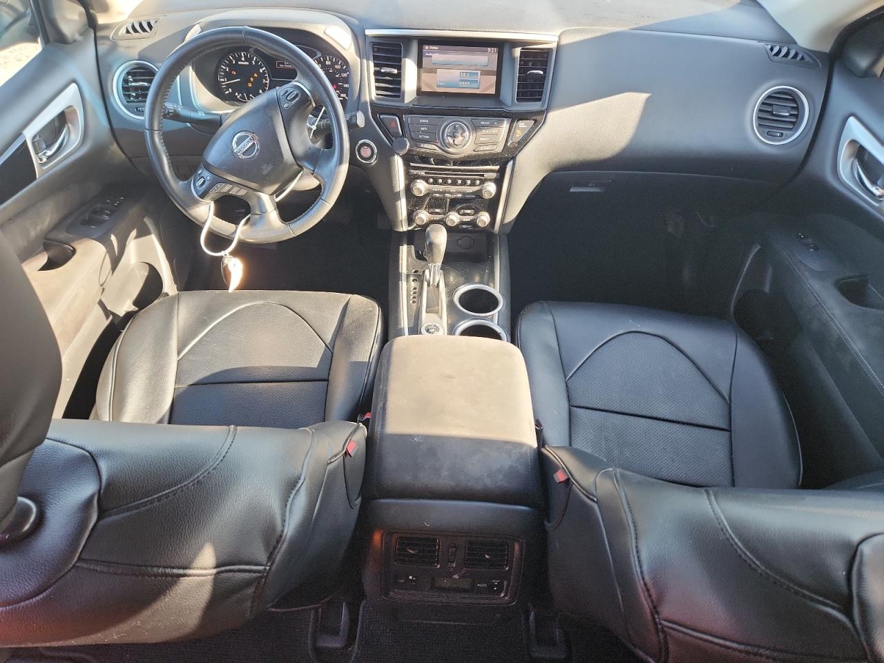 2015 Nissan Pathfinder S Black vin: 5N1AR2MMXFC657586
