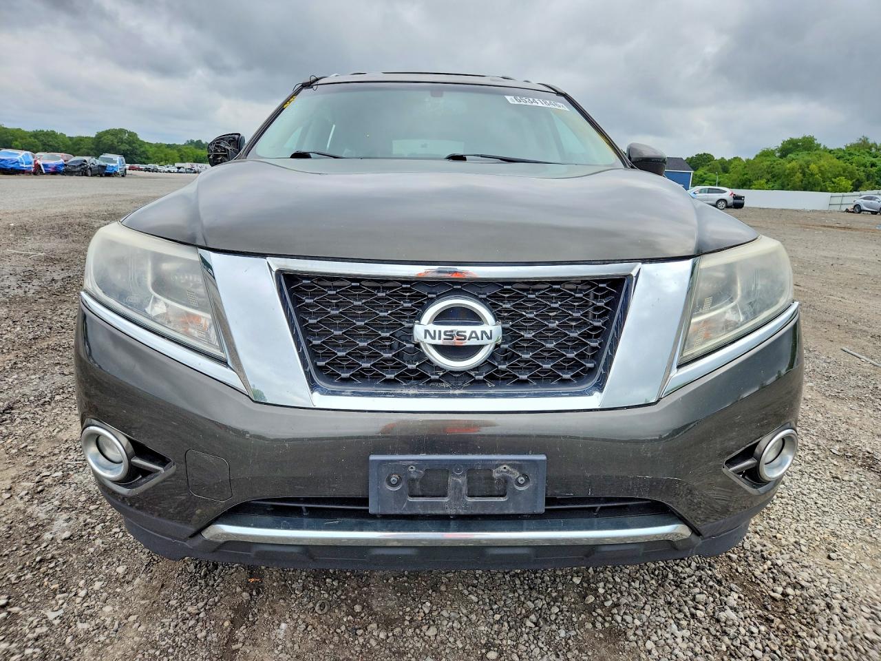 2015 Nissan Pathfinder Sv Green vin: 5N1AR2MMXFC658429