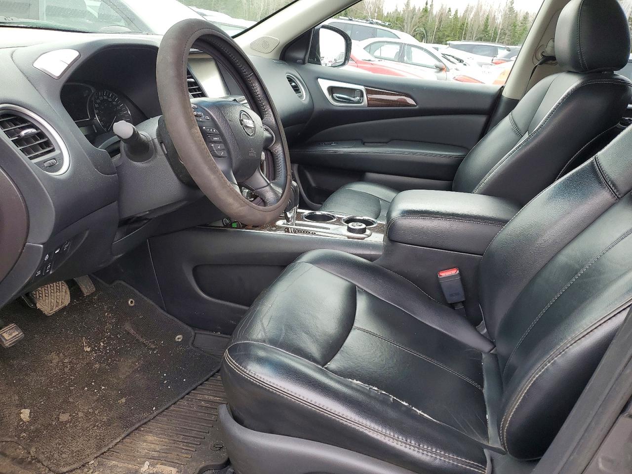 2015 Nissan Pathfinder S Gray vin: 5N1AR2MMXFC662884
