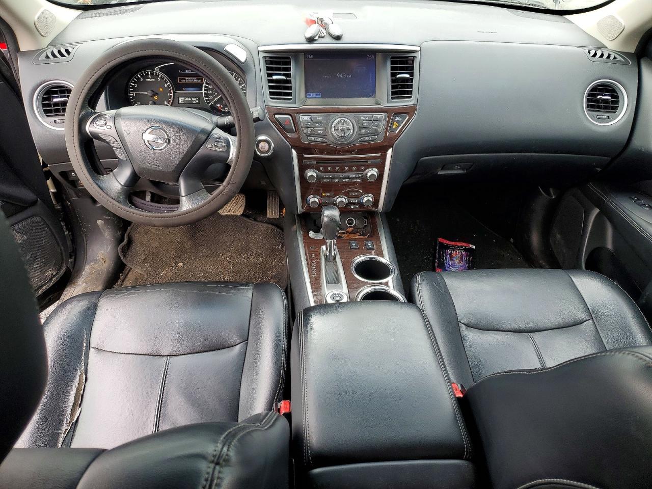 2015 Nissan Pathfinder S Gray vin: 5N1AR2MMXFC662884